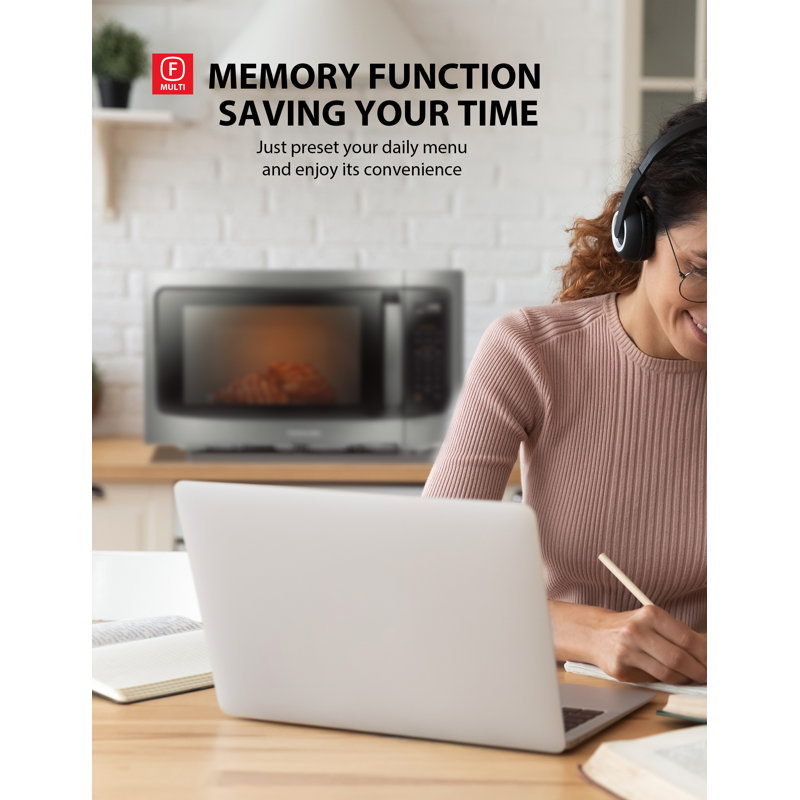 TOSHIBA 1.6 Cu.ft Countertop Microwave Oven, Inverter, Smart Sensor, 13